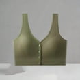 thumbnail image 1 of Ovbmpzd Fixed Padded Everyday Sports Bras for Women Green Seamless Quick-Dry Underwear Bras Breathable Comfy Wirefree Active Bras,Free Size, 1 of 5