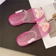 thumbnail image 1 of Ovbmpzd Girl's Sandals Size 13 Summer Closed Toe Platform Jelly Sandals Water Beach Strappy Pool Shoes for Little Big Kid, 1 of 5