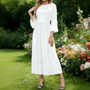 white velvet midi dress Women's Velvet Bodycon Midi Dresses Elegant Long Sleeve Square Neck Ruffle  Hem Cocktail Party Dress Cream White L