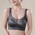 thumbnail image 1 of Ovbmpzd Lifting Everyday Underwear Bras for Women No Underwire Push Up Mesh Gray Underwear Bras Sexy Comfortable Bras Plus Size,M, 1 of 5