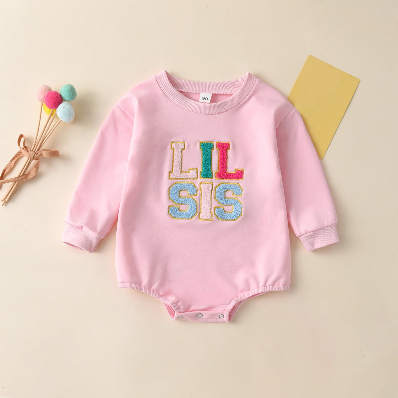 Ovbmpzd Long Sleeve Newborn Baby Girl Clothes Cozy Bodysuit Baby Items