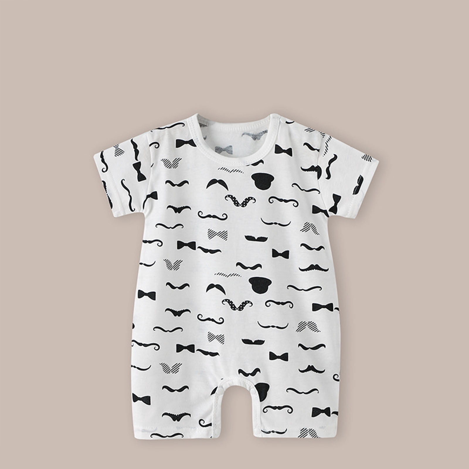 Ovbmpzd Newborn Pajamas Short Sleeve Graphic Prints Pajamas Baby Girl