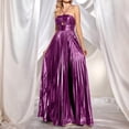 thumbnail image 1 of Ovbmpzd Sleeveless Dresses for Women Wedding Guest Purple Maxi Dress Long Dresses Womens Holiday Dress M, 1 of 7