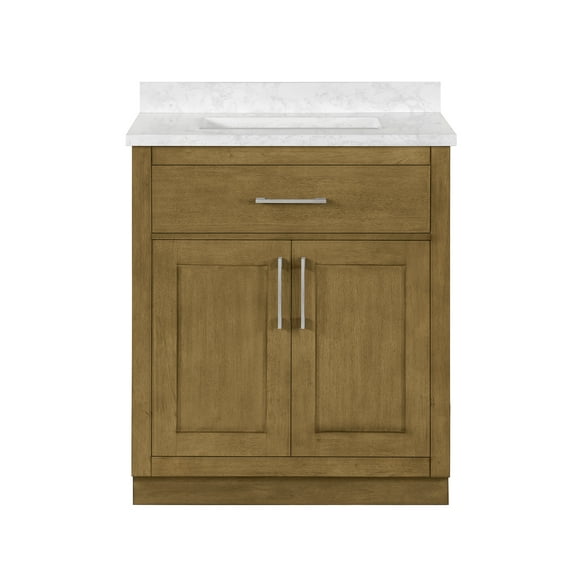 Ove Decors Athea 30 W x 22" D Freestanding Bathroom Vanity with Sink, Almond Latte