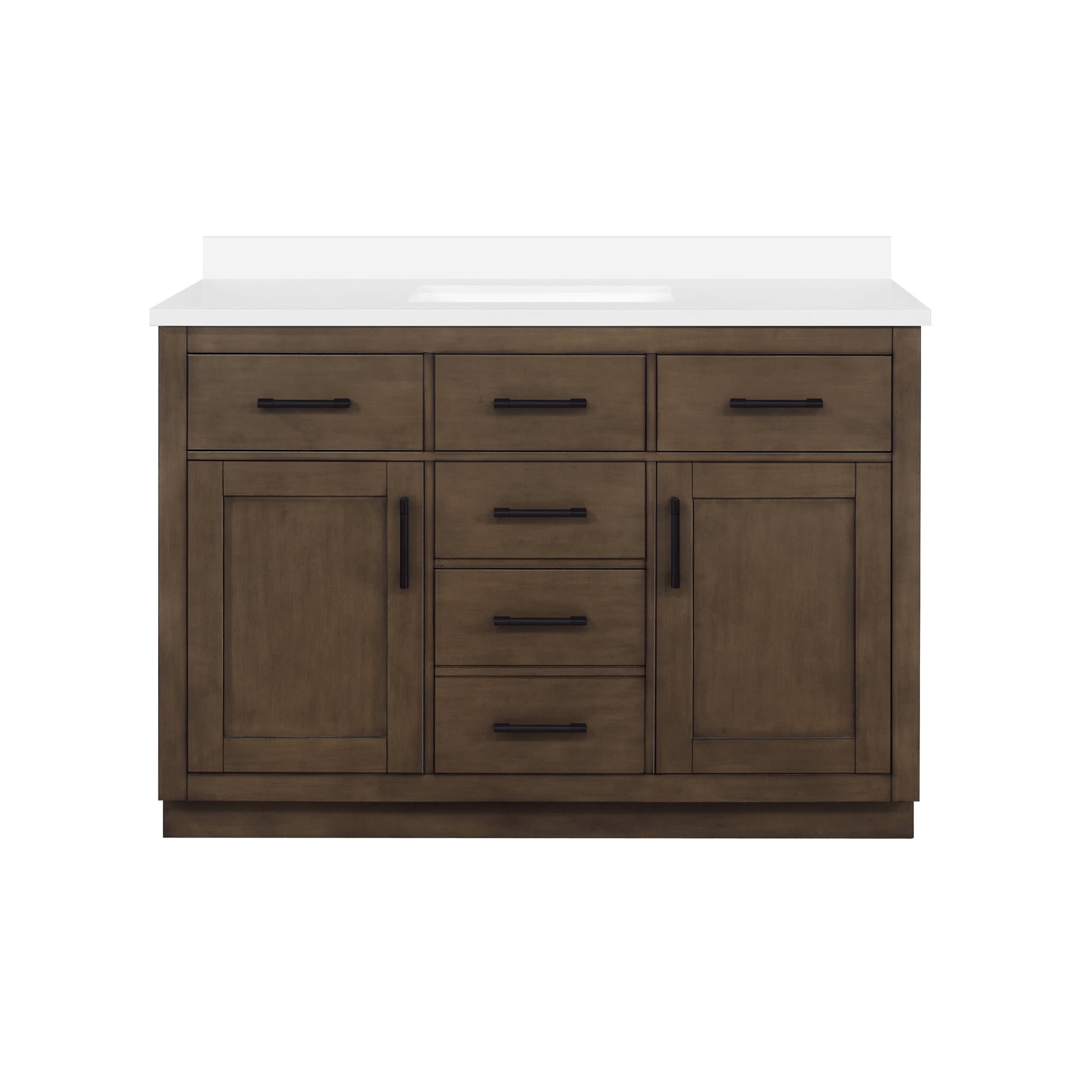 Ove Decors Bailey 48 W x 22" D Freestanding Bathroom Vanity with Sink, Almond Latte