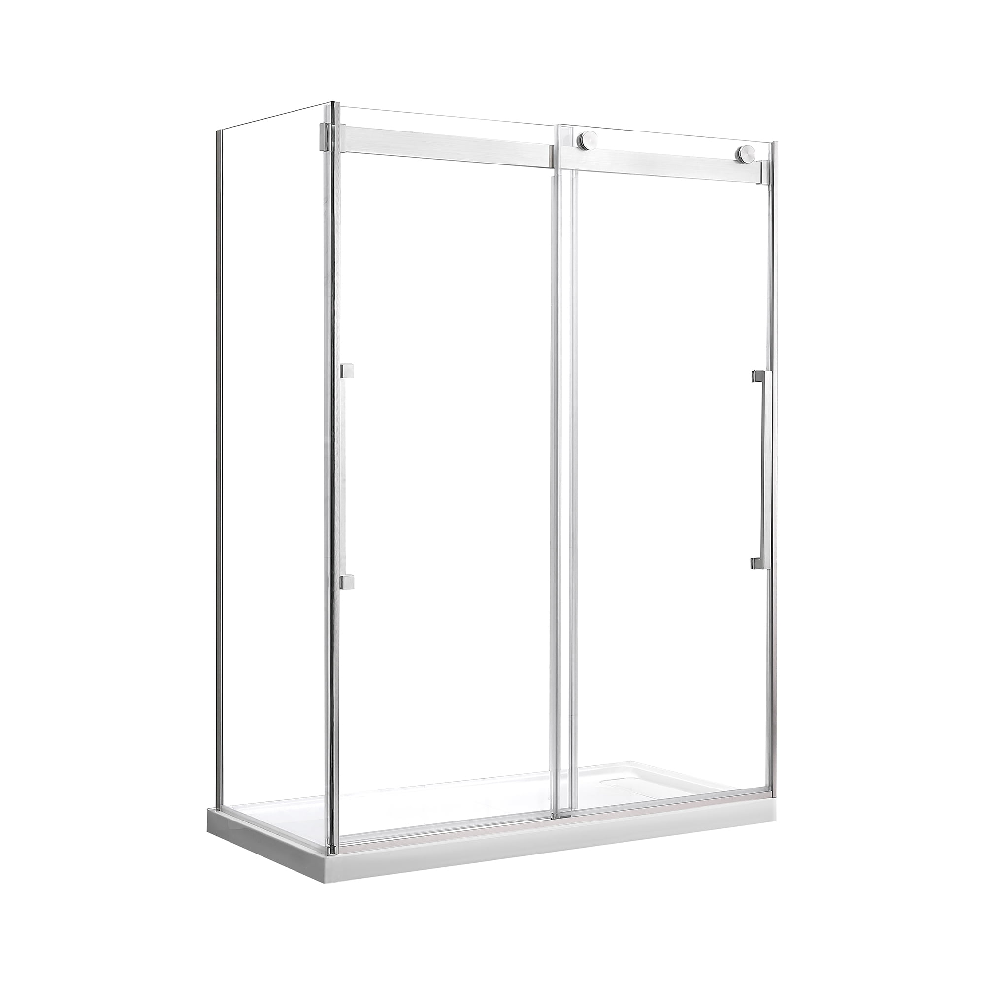 Ove Decors Montebello 60 in x 32 in Corner Shower Kit with Bypass