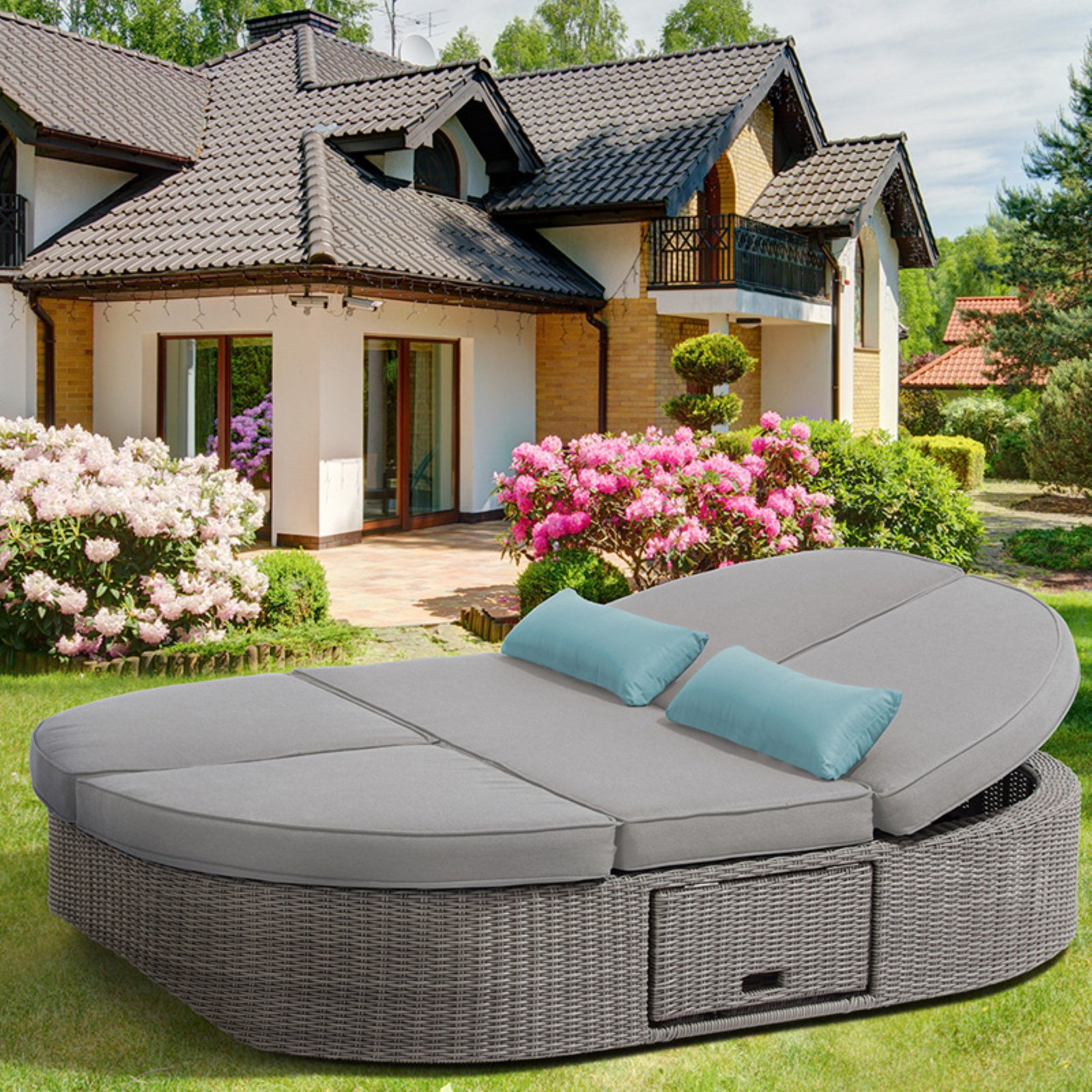 Ove decors sandra swivel outdoor daybed deals