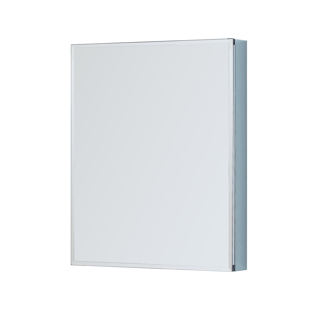 Ove Decors Sevan 24" x 30" Frameless Rectangular Medicine Chrome