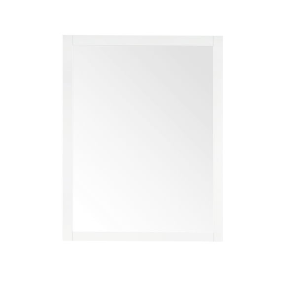 Ove Decors Tahoe 28" x 36" Framed Wall Mirror in Pure White