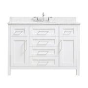 Ove Decors Tahoe 48 W x 21" D Freestanding Bathroom Vanity with Sink, Pure White