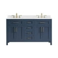thumbnail image 1 of Ove Decors Tahoe 60 W x 21" D Freestanding Bathroom Vanity with Double Sink, Midnight Blue, 1 of 34