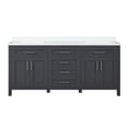 thumbnail image 1 of Ove Decors Tahoe 72 W x 21" D Freestanding Bathroom Vanity with Double Sink, Dark Charcoal, 1 of 21