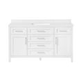 thumbnail image 1 of Ove Decors Tahoe II 60 W x 21" D Freestanding Bathroom Vanity with Single Sink, Pure White, 1 of 16