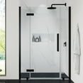 thumbnail image 1 of Ove Decors Tampa 44-1/16 in. W x 72 in. H Alcove Hinge Frameless Shower Door in Black, 1 of 16