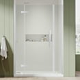 thumbnail image 1 of Ove Decors Tampa 44-1/16 in. W x 72 in. H Alcove Hinge Frameless Shower Door in Chrome, 1 of 16