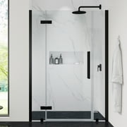Ove Decors Tampa 48 1/16 in. W x 72 in. H Alcove Frameless Hinge Shower Door in Black