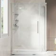 Ove Decors Tampa 48 in. L x 32 in. W x 72 in. H Corner Shower Kit with