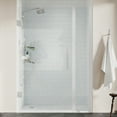 thumbnail image 1 of Ove Decors Tampa-Pro 31-1/16 in. W x 72 in. H Alcove Frameless Hinge Shower Door in Nickel, 1 of 17