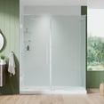 thumbnail image 1 of Ove Decors Tampa-Pro 55-1/8 in. W x 72 in. H Rectangular Corner Shower Enclosure with Pivot Frameless Shower Door in Chrome, 1 of 17