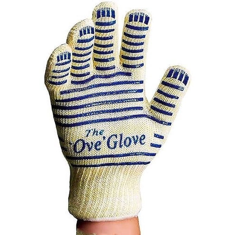 Ove' Glove, Heat Resistant, Hot Surface Handler Oven Mitt/Grilling Glove,  Perfect for Kitchen/Grilling, 540 Degree Resistance, As Seen On TV  Household