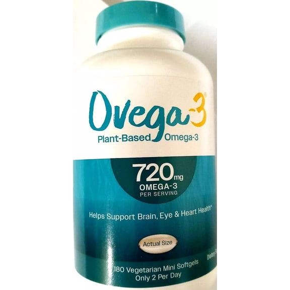 Ovega-3 Plant Based Omega-3 720 mg 180 Softgels