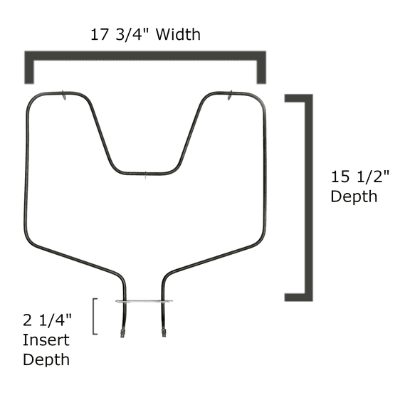 Oven Bake Element for GE Kenmore WB44K10001