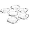 Oven Basics 6Inch Mini Pie Plate Set of 6 Classic Shape, Even Baking