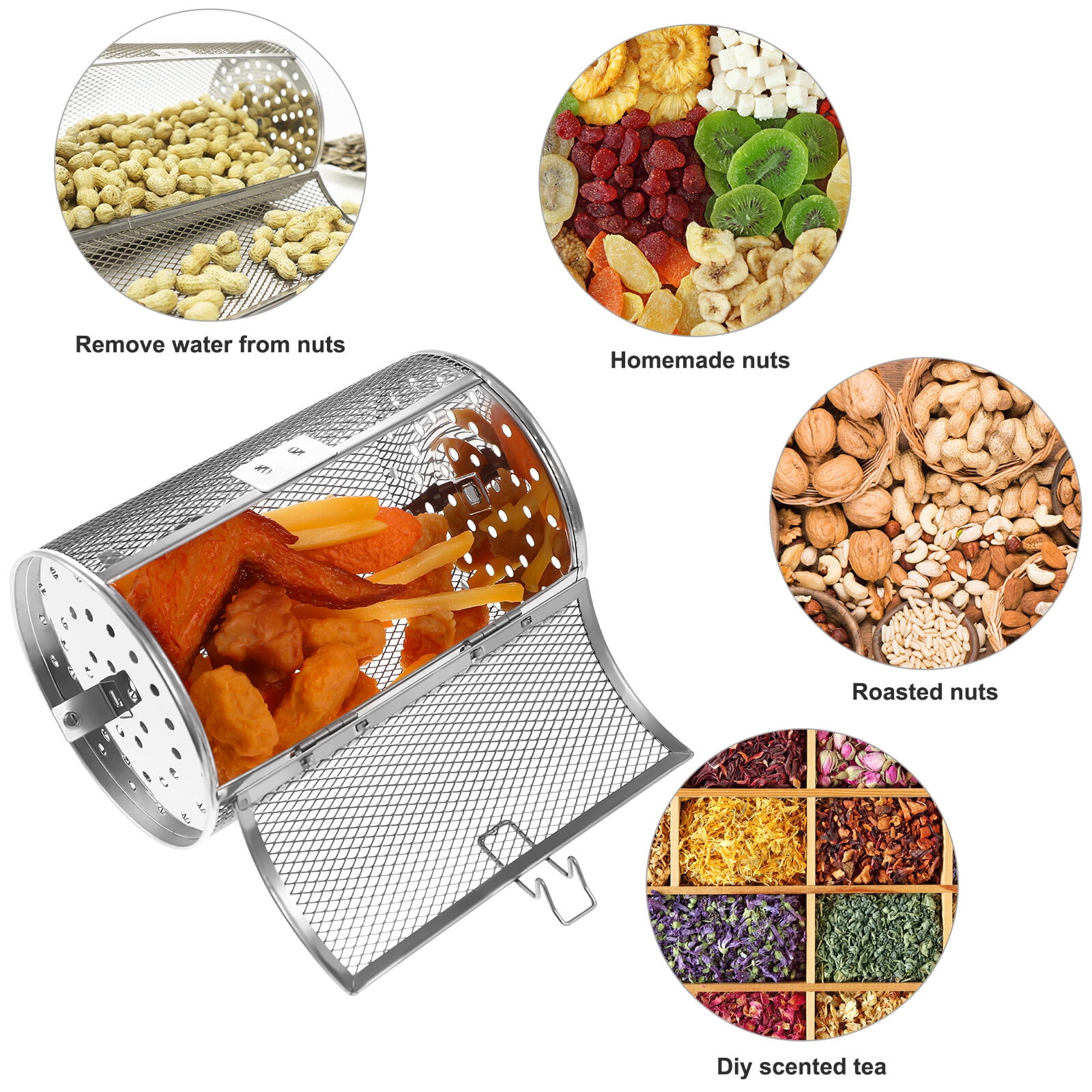 Oven Cages,Oven Cage 360° Rotatable Stainless Steel Oven Basket