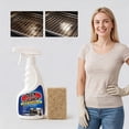 thumbnail image 1 of Oven Cleaner 16.9 fl oz with Scouring Pad, Heavy Duty Degreaser for Oven Interior Baking Tray Rack Carbonized Stain Removal, 1 of 7