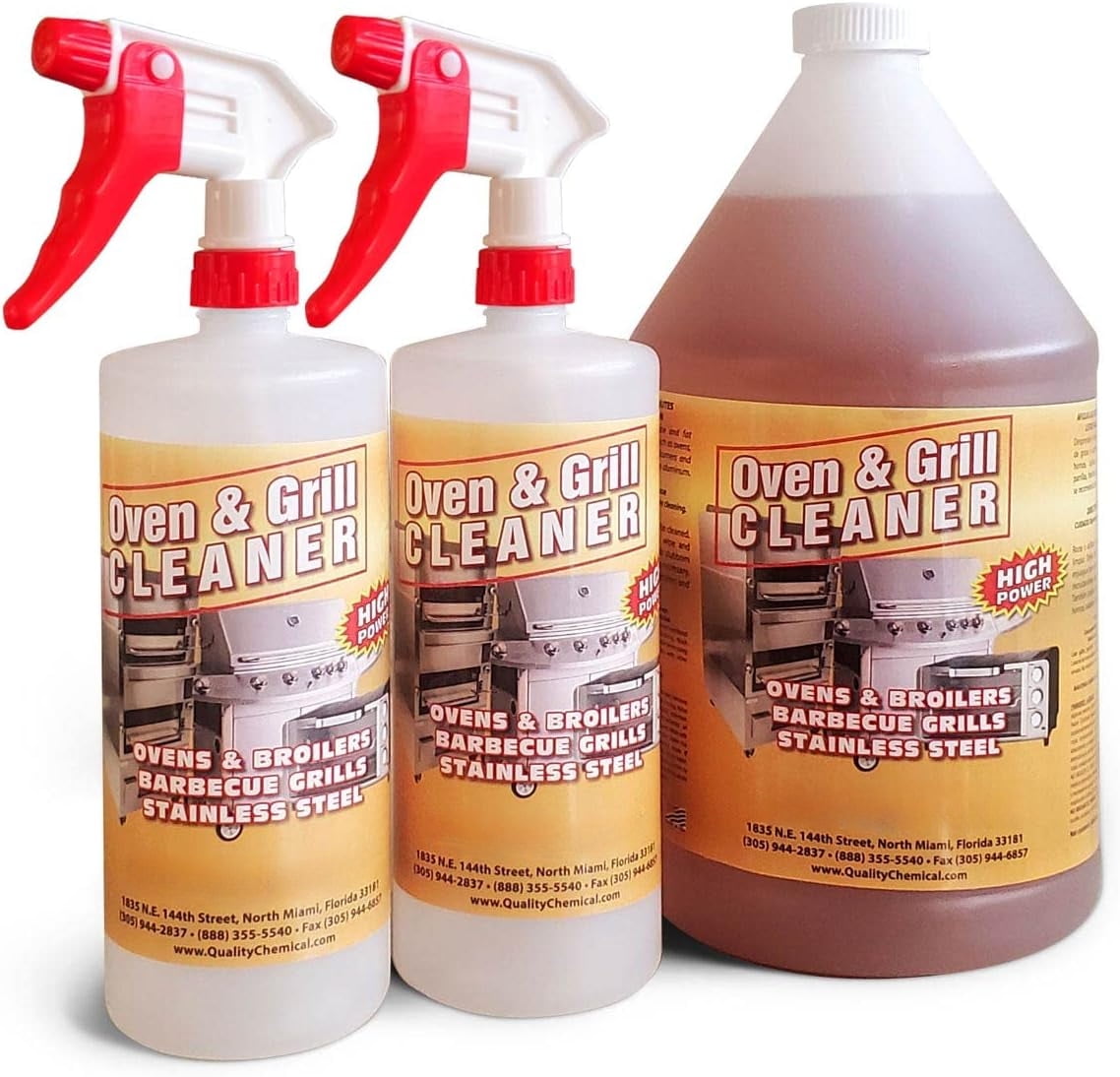 Oven Cleaner & Grill Cleaner HeavyDuty/Fast Acting & Easy to Use