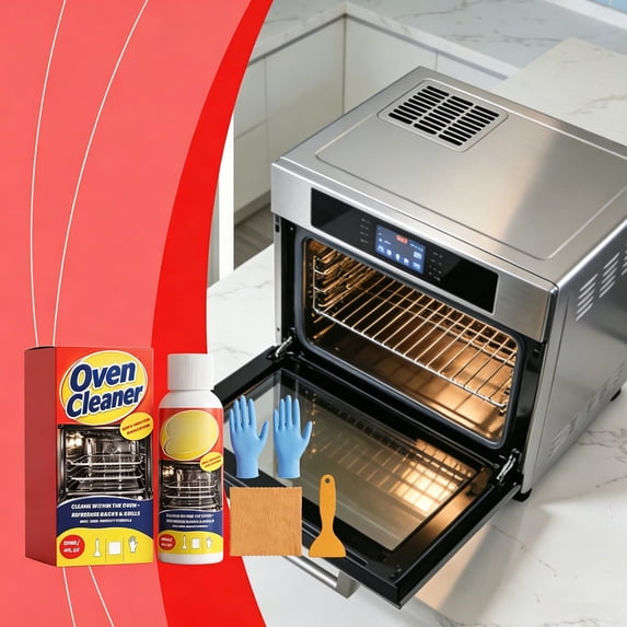 Oven Cleaner Spray Heavy Duty Degreaser • Removes Tough Burnt Oil Stains • Non Corrosive Fume Free Formula • Deep Cleans Ovens Grills Glass Surfaces