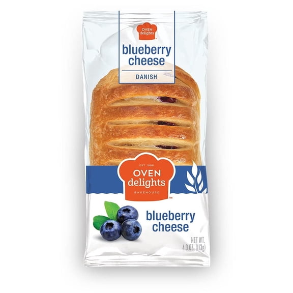Oven Delights Blueberry Cheese Danish 4oz (Pack of 3)