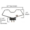 thumbnail image 1 of Oven Element Lower for Kenmore GE WB44X5082 CH44X5082, 1 of 2