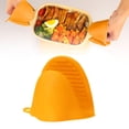 thumbnail image 1 of Oven Gloves Silicone Heat Resistant Cooking Pinch Mitts Potholder for Kitchen Cooking & Baking (Yellow,1Pc), 1 of 9