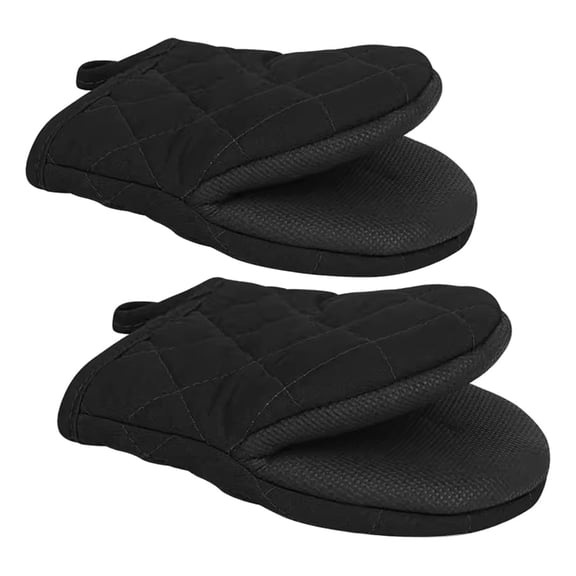 Oven Hand Mitts Pair for Cooking and Baking Nonslip Duckbill Neoprene Gloves Kitchen Accessories