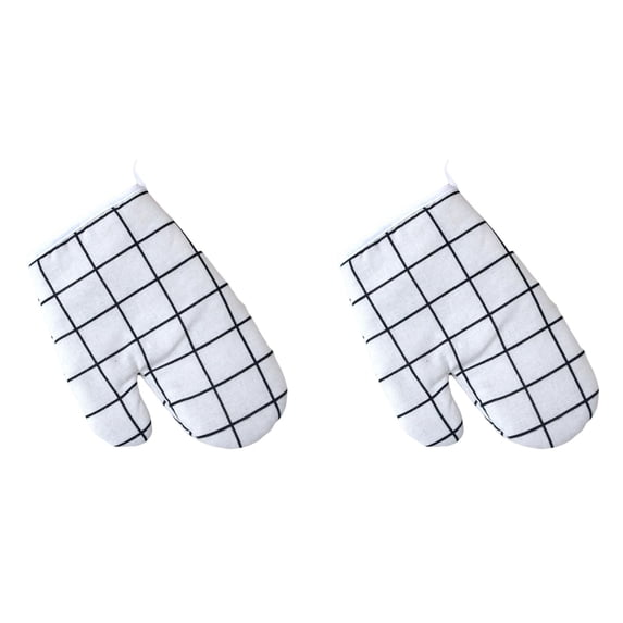 Oven Lattice Mitts for Kitchen Heat Resistant Gloves Non- Grip Suitable for Baking Grilling and Microwave Use 1-4 Pair