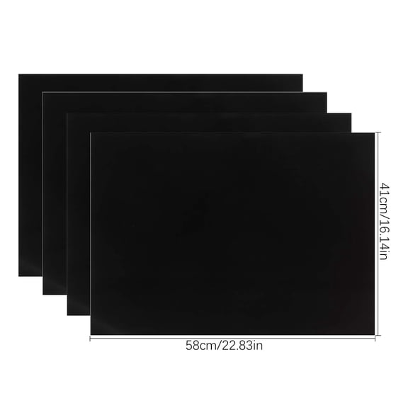 Oven Liners for Bottom of Electric Gas Oven Reusable Non-Stick Teflon Protector Mat Heat Resistant Grill Mats