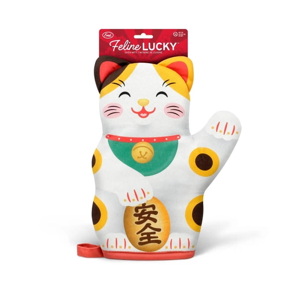 Fred Feline Lucky Oven Mitt
