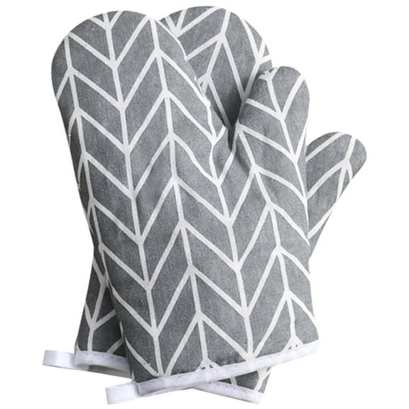 Oven Mitts,1 Pair Oven Gloves Heat Resistant Baking Mittens Home Kitchen Protective Oven Mitt