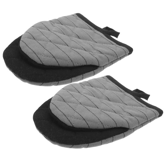 Oven Mitts Hanging String Kitchen Glove Bakery Gloves Heat Resistant Baking Hand