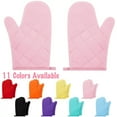 thumbnail image 1 of Oven Mitts Quilted Terry Cloth Lining Extra Long Heat Resistant Kitchen Gloves Thick Hot for Reliable Flexible Polyester Cotton Oven, 1 of 7