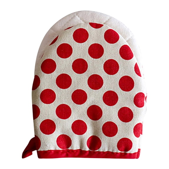 Oven Mitts for Baking, Cotton Heat Resistant Gloves for Cooking, Grilling, Kitchen Pot Holders Set of 2