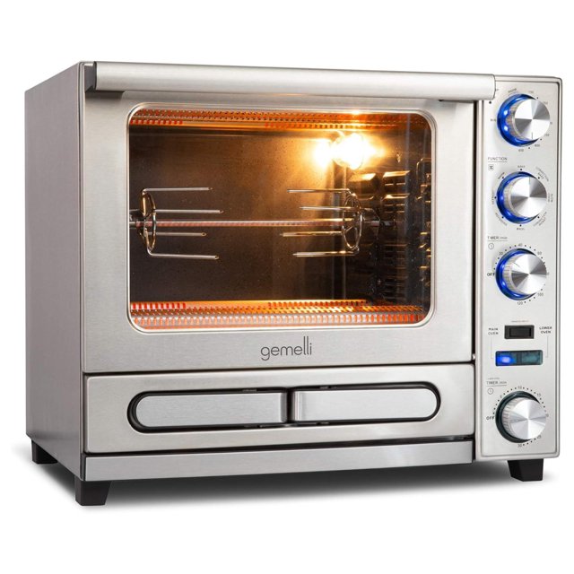 Oven, Professional Grade Convection Oven with BuiltIn Rotisserie and