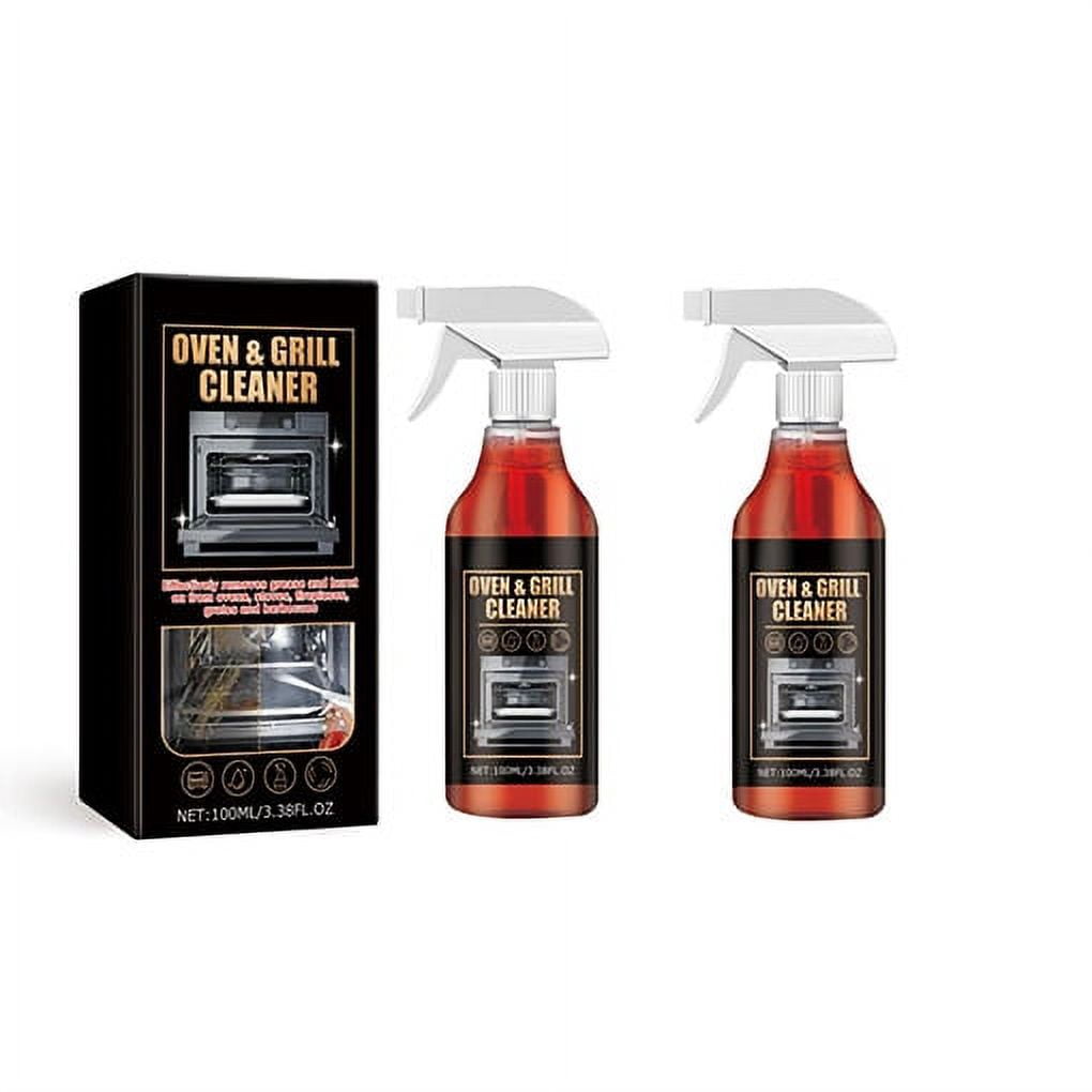 Oven Rack Grill Cleaner Heavy Duty Oven Cleaner Eliminates Thick Grease Build Up Griddle BBQ Cleaning Solution Walmart