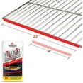 Oven Rack Shields Extra Long 22” Red (2 Pack) Heat Resistant Oven