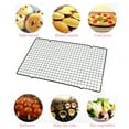 thumbnail image 1 of Oven-Safe, Dishwasher-Safe 100% Stainless Steel Cooling and Baking Rack Set - Tight-Wire Racks for Oven Cooking - Food-Safe, Heavy Duty - 16x10-inch, 1 of 6