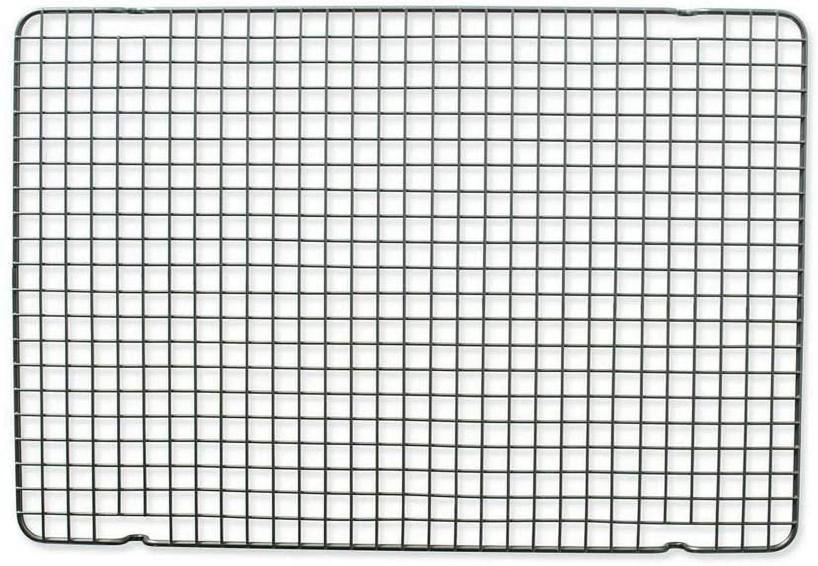 Oven-Safe Nonstick Steel Baking & Cooling Grid, 1/2 Sheet Size, Durable ...