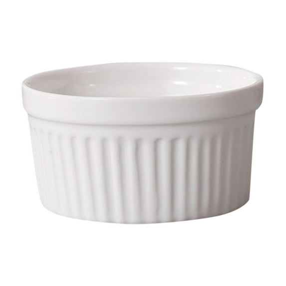 Oven Safe Porcelain Ramekins For Caramel Pudding Pudding Custard Cups Small Ceramic Souffle Dishes Baking Bowls Set Of 4 With 4 Ounce 6 Ounce 8 Ounce And 12 Ounce Sizes Ideal For