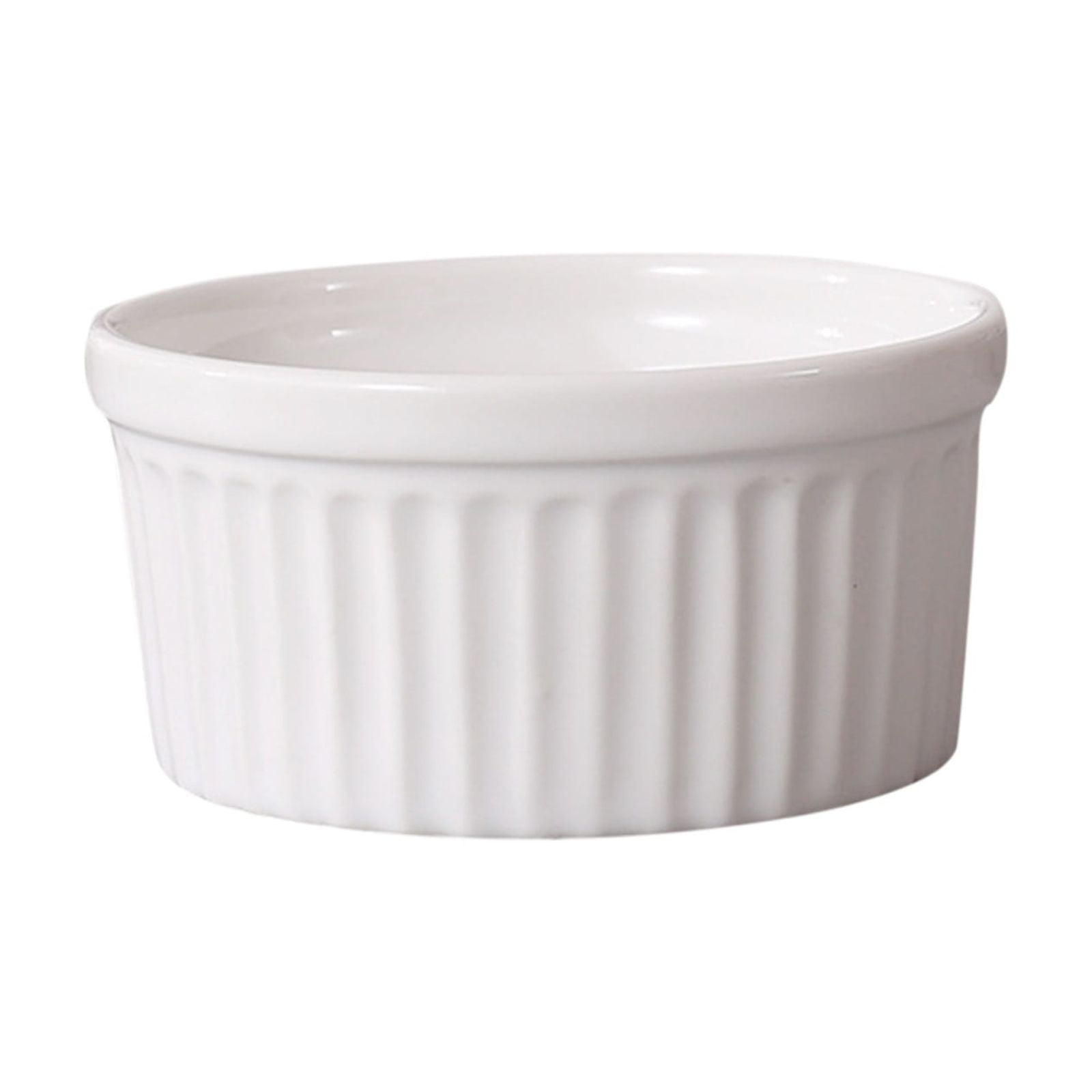 Oven Safe Porcelain Ramekins Set Of 4 For Creme Brulee Pudding Flan ...