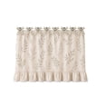 thumbnail image 1 of Oven Skirt Curtain,Farmhouse Tie Top Oven Curtain with Ruffle Trim and Ribbon Bow Ties | Washable Non-Stick Reusable | Dishwasher Cover for Furniture Surface Protection,29.72x21.65 Inch, 1 of 9